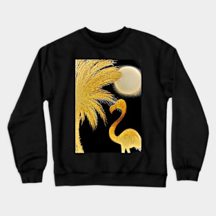 GOLD FLAMINGO Crewneck Sweatshirt